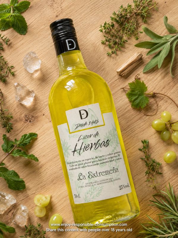 licor hierbas la extremeña